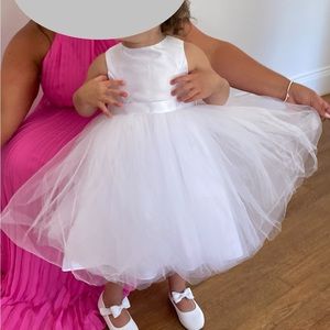 David’s Bridal flower girl dress. STYLE# OP218.